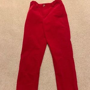 Boys Vineyard Vines Red Corduroy Pants
